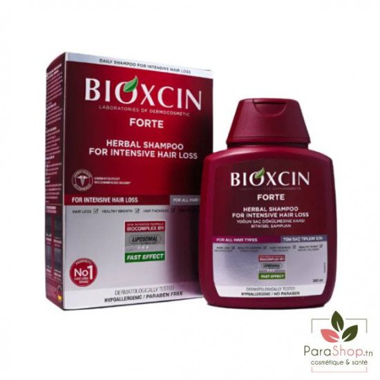 BIOXCIN Forte Shampoing Anti Chute intense 300ML BIOXCIN Forte Shampoing Anti Chute intense 300ML