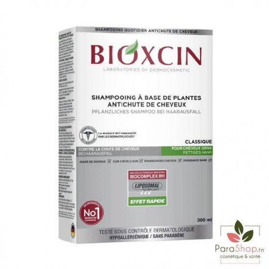 BIOXCIN SHAMPOOING ANTI CHUTE CHEVEUX GRAS 300ML BIOXCIN SHAMPOOING ANTI CHUTE CHEVEUX GRAS 300ML