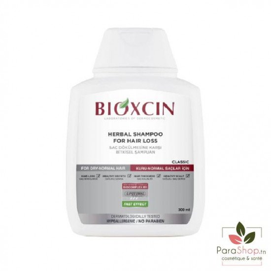 Bioxcin Shampooing Chute Cheveux Secs Normaux 300ML