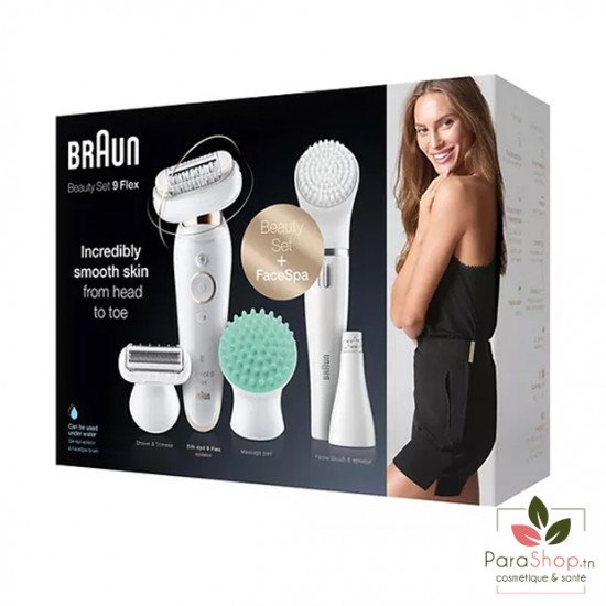 BRAUN Silk epil 9 Flex SES9300 3D + FaceSpa BRAUN Silk epil 9 Flex SES9300 3D + FaceSpa