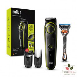 BRAUN TONDEUSE CHEVEUX ET BARBE BT3241 + RASOIR GILLETTE BRAUN TONDEUSE CHEVEUX ET BARBE BT3241 + RASOIR GILLETTE
