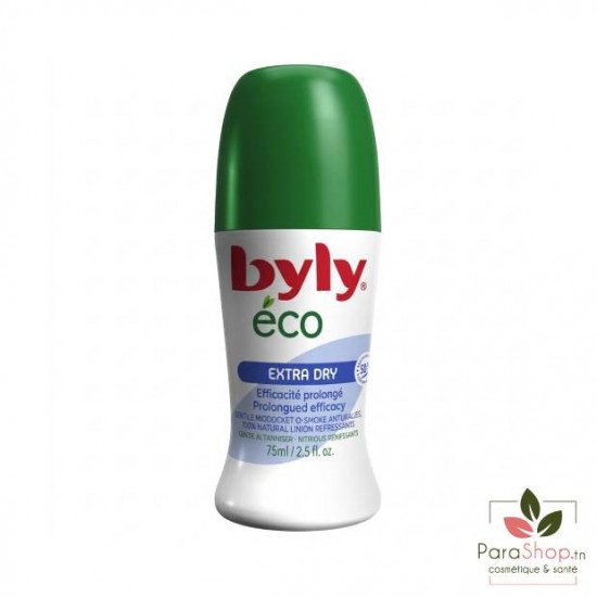 BYLY ECO Deodorant Roll On Extra Dry 75ML BYLY ECO Deodorant Roll On Extra Dry 75ML