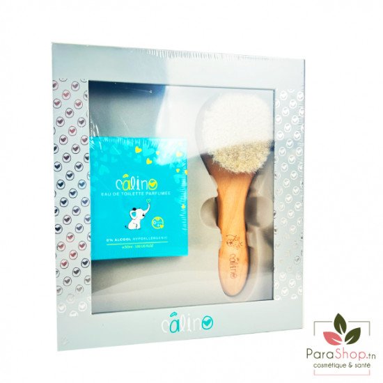 CALINO COFFRET EAU DE TOILETTE PARFUMEE 50ML + BROSSE BEBE CHEVEUX