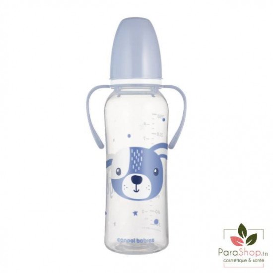 CANPOL BABIES Biberon a Anses CUTE ANIMALS 250ML - 11/845