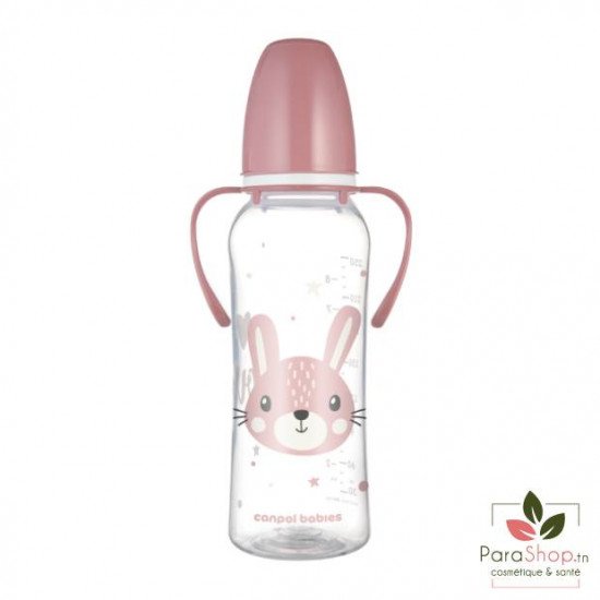 CANPOL BABIES Biberon a Anses CUTE ANIMALS 250ML - 11/845