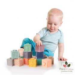 CANPOL BABIES 12 Cubes Sensitifs Souples - 79/102  CANPOL BABIES 12 Cubes Sensitifs Souples - 79/102