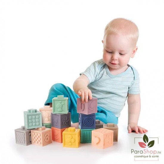 CANPOL BABIES 12 Cubes Sensitifs Souples - 79/102 