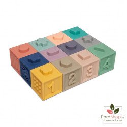 CANPOL BABIES 12 Cubes Sensitifs Souples - 79/102  CANPOL BABIES 12 Cubes Sensitifs Souples - 79/102