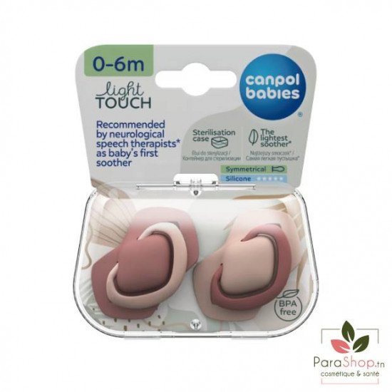 CANPOL BABIES 2 SUCETTE UNIVERSELLE 0-6M PURE ROSE - 22/655 CANPOL BABIES 2 SUCETTE UNIVERSELLE 0-6M PURE ROSE - 22/655