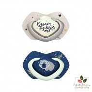CANPOL BABIES 2 Sucettes Symetrique 6-18M SLEEPY KOALA bleu - 22/659 CANPOL BABIES 2 Sucettes Symetrique 6-18M SLEEPY KOALA bleu - 22/659