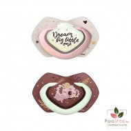 CANPOL BABIES 2 Sucettes Symetrique 0-6M SLEEPY KOALA Rose - 22/658 CANPOL BABIES 2 Sucettes Symetrique 0-6M SLEEPY KOALA Rose - 22/658