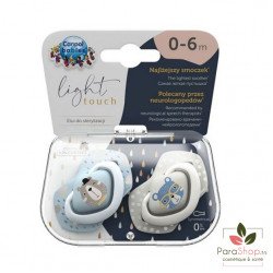 CANPOL BABIES 2 Sucettes Universelle 0-6M Bonjour Paris - bleu - 22/647 CANPOL BABIES 2 Sucettes Universelle 0-6M Bonjour Paris - bleu - 22/647