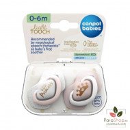 CANPOL BABIES 2 Sucettes Universelle 0-6M Royal baby - Rose - 22/650 CANPOL BABIES 2 Sucettes Universelle 0-6M Royal baby - Rose - 22/650