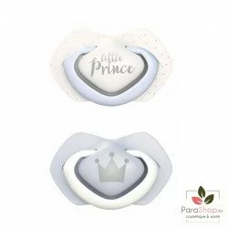 CANPOL BABIES 2 Sucettes Universelle 6-18M Royal baby bleu 22/651