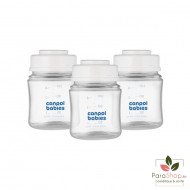 CANPOL BABIES 3 Pots de Conservation de Lait 120ML - 35/235 CANPOL BABIES 3 Pots de Conservation de Lait 120ML - 35/235