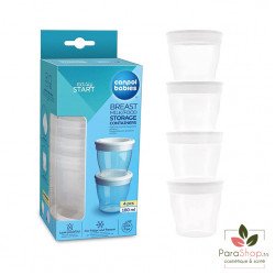 CANPOL BABIES 4 Pots de Conservation des Aliments 180ML - 12/204 CANPOL BABIES 4 Pots de Conservation des Aliments 180ML - 12/204