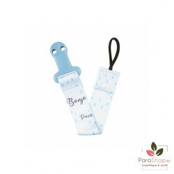CANPOL BABIES Attache Sucette Bonjour Paris - Bleu - 51/026  CANPOL BABIES Attache Sucette Bonjour Paris - Bleu - 51/026