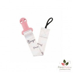 CANPOL BABIES Attache Sucette Bonjour Paris - Rose - 51/026 CANPOL BABIES Attache Sucette Bonjour Paris - Rose - 51/026