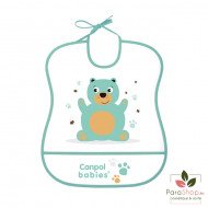 CANPOL BABIES Bavoir Impermeable avec Poche - 2/919 CANPOL BABIES Bavoir Impermeable avec Poche - 2/919