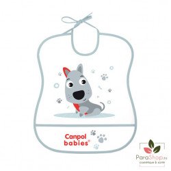 CANPOL BABIES Bavoir Impermeable avec Poche - 2/919 CANPOL BABIES Bavoir Impermeable avec Poche - 2/919