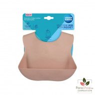 CANPOL BABIES BAVOIR SILICONE AVEC POCHE - Beige - 51/030 CANPOL BABIES BAVOIR SILICONE AVEC POCHE - Beige - 51/030