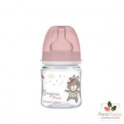 CANPOL BABIES Biberon Anti Colique Col Large 120ML Bonjour Paris - Rose - 35/231 CANPOL BABIES Biberon Anti Colique Col Large 120ML Bonjour Paris - Rose - 35/231