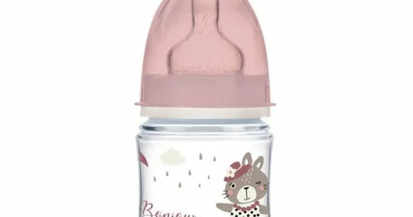CANPOL BABIES Biberon Anti Colique Col Large 120ML Bonjour Paris - Rose