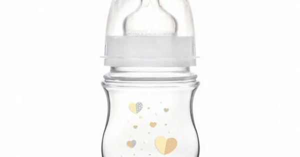 CANPOL BABIES Biberon Anti Colique Col Large 120ML NOUVEAU NE - Beige