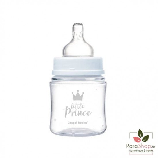 CANPOL BABIES Biberon Anti Colique Col Large 120ML Royal Baby - Bleu - 35/233