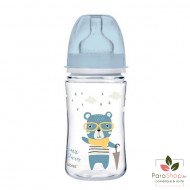 CANPOL BABIES Biberon Anti Colique Col Large 240ML Bonjour Paris - Bleu - 35/232 CANPOL BABIES Biberon Anti Colique Col Large 240ML Bonjour Paris - Bleu - 35/232