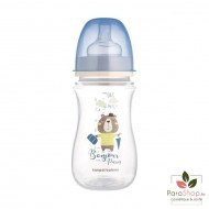 CANPOL BABIES Biberon Anti Colique Col Large 240ML Bonjour Paris - Bleu - 35/232