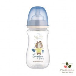 CANPOL BABIES Biberon Anti Colique Col Large 240ML Bonjour Paris - Bleu - 35/232