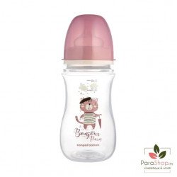 CANPOL BABIES Biberon Anti Colique Col Large 240ML Bonjour Paris - Rose - 35/232