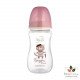 CANPOL BABIES Biberon Anti Colique Col Large 240ML Bonjour Paris - Rose - 35/232