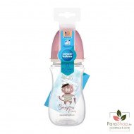 CANPOL BABIES Biberon Anti Colique Col Large 240ML Bonjour Paris - Rose - 35/232