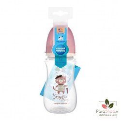 CANPOL BABIES Biberon Anti Colique Col Large 240ML Bonjour Paris - Rose - 35/232