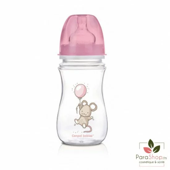 CANPOL BABIES Biberon Anti Colique Col Large 240ML Little Cuttie