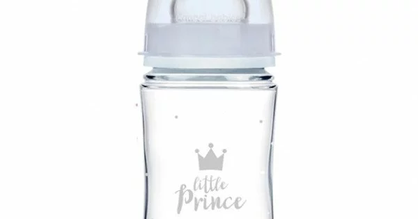 CANPOL BABIES Biberon Anti Colique Col Large 240ML Royal Baby - Bleu