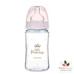 CANPOL BABIES Biberon Anti Colique Col Large 240ML Royal Baby - Rose - 35/234