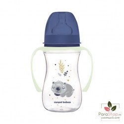 CANPOL BABIES BIBERON ANTICOLIQUE COL LARGE 240ML SLEEPY KOALA BLEU - 35/237 CANPOL BABIES BIBERON ANTICOLIQUE COL LARGE 240ML SLEEPY KOALA BLEU - 35/237