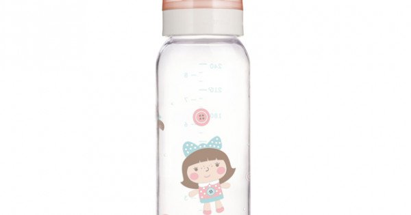 Canpol babies 240 ml BIBERON en Verre décoré Fabriqué dans l`U.E. 