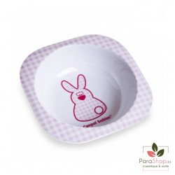 CANPOL BABIES Bol Carre Lapin/Elephant 230ML - 4/521 CANPOL BABIES Bol Carre Lapin/Elephant 230ML - 4/521