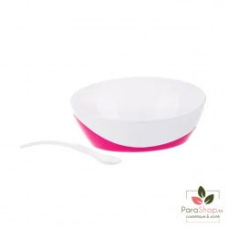 CANPOL BABIES Bol avec Cuillere et Couvercle Rose - 31/406 CANPOL BABIES Bol avec Cuillere et Couvercle Rose - 31/406