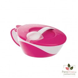 CANPOL BABIES Bol avec Cuillere et Couvercle Rose - 31/406 CANPOL BABIES Bol avec Cuillere et Couvercle Rose - 31/406