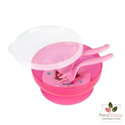 CANPOL BABIES Bol Avec Ventouse Cuillere et Couvercle 350ML - 21/300 CANPOL BABIES Bol Avec Ventouse Cuillere et Couvercle 350ML - 21/300