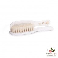 CANPOL BABIES Brosse et Peigne Poils Naturels - NOUVEAU NE BLANC - 7/406 