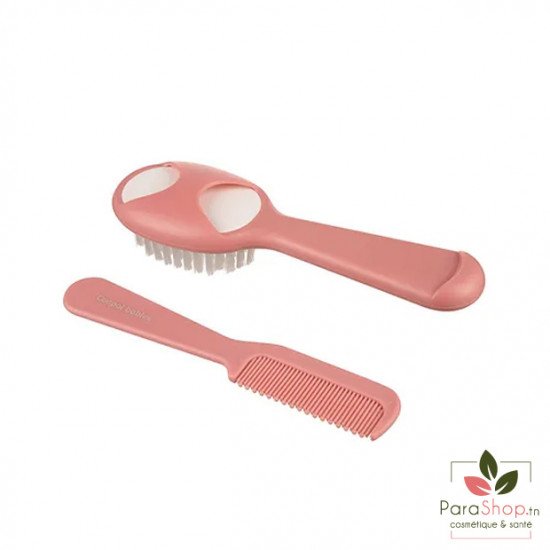 CANPOL BABIES Brosse et Peigne ROSE - 56/160