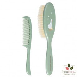 CANPOL BABIES Brosse et Peigne A Poils Doux Couleur Oie - 2/417