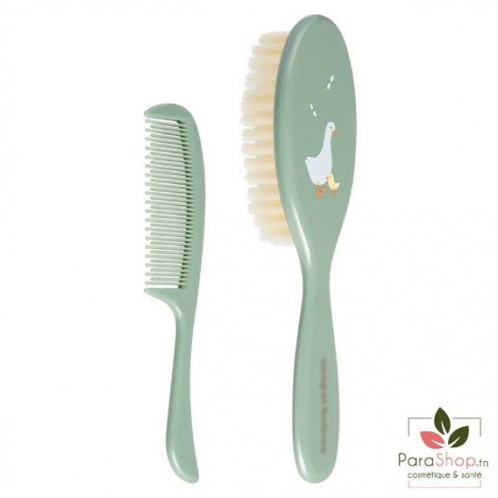 CANPOL BABIES Brosse et Peigne A Poils Doux Couleur Oie - 2/417 CANPOL BABIES Brosse et Peigne A Poils Doux Couleur Oie - 2/417