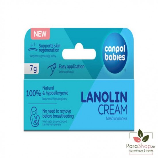 CANPOL BABIES CREME LANOLINE POUR MAMELONS - 14/000